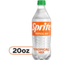 Sprite Sprite Tropical Mix  Tropical Mix, Lemon-Lime And Tropical Fruit Flavored Soda Pop Soft Drink, 20 Fluid ounce