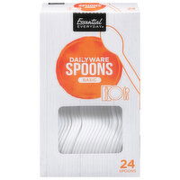 Essential Everyday Spoons, Basic, Dailyware, 24 Each