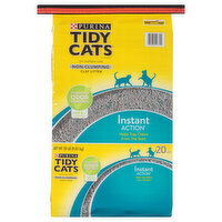 Tidy Cats Clay Litter, Non-Clumping, Instant Action, 20 Pound