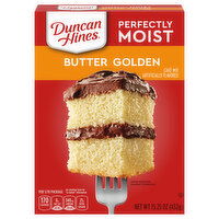 Duncan Hines Perfectly Moist Butter Golden Cake Mix, 15.25 Ounce