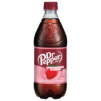 Dr Pepper Strawberries & Cream Soda, 20 Fluid ounce