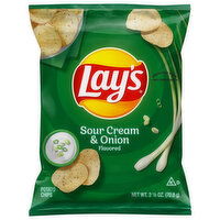 Lay's Potato Chips, Sour Cream & Onion Flavored, 2.5 Ounce