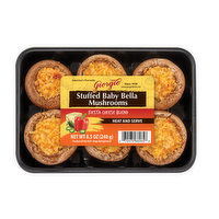 Giorgio Stuffed Baby Bella Mushrooms, Fiesta Cheese Blend, 8.5 Ounce