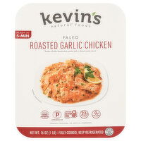 Kevin's Natural Foods Garlic Chicken, Roasted, Paleo, 16 Ounce