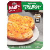 Main St Bistro Twice Baked Signature Potatoes with Real Whole Milk & Sharp Cheddar Cheese, 20 Ounce