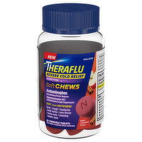 Theraflu Cold Relief, Severe, Nighttime, Chewable Tablets, Apple Cinnamon Flavor, 20 Each