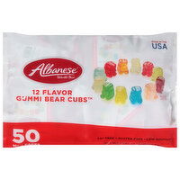 Albanese World's Best Gummi Bear Cubs, 12 Flavor, Mini Packs, 50 Each