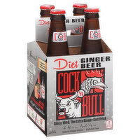 Cock N Bull Ginger Beer, Diet, 4 Each