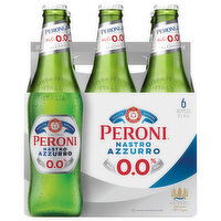 Peroni Nastro Azzurro Italian Style Lager Beer, 6 Each