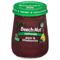 Beech-Nut Naturals Stage 2 (6+ months) Pear & Blueberries, 4 Ounce