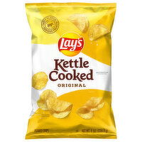 Lay's Potato Chips, Kettle Cooked, Original, 8 Ounce