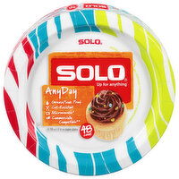 Solo Paper Plates, AnyDay, 6.785 Inch, 48 Each