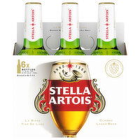Stella Artois Classic Lager Beer, 6 Each
