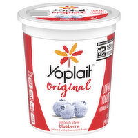 Yoplait Original Low Fat Smooth Style Blueberry Yogurt, 2 Pound