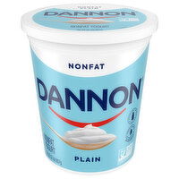 Dannon Nonfat Plain Yogurt, 32 Ounce