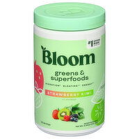 Bloom Strawberry Kiwi Flavored Greens & Superfoods, 5.34 Ounce
