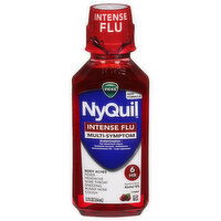 Vicks Nyquil Multi-Symptom 6 HR Intense Flu, 12 Fluid ounce