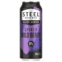 Steel Reserve Alloy Series Spiked Wild Berry Malt Beverage, 24 Fluid ounce