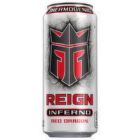 Reign Inferno Energy Drink, Red Dragon, Thermogenic, 16 Fluid ounce