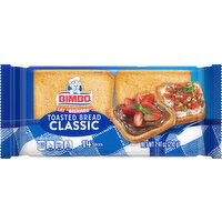 Bimbo White Plain Toasted Bread, 14 count, 7.41 oz, 14 Each