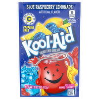 Kool-Aid Unsweetened Blue Raspberry Lemonade Artificially Flavored Powdered Soft Drink Mix, 0.22 Ounce