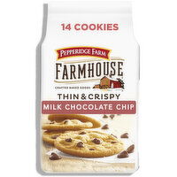 Pepperidge Farm® Farmhouse Thin and Crispy Milk Chocolate Chip Cookies, 6.9 Ounce