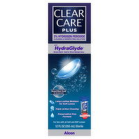 Clear Care Plus 3% Hydrogen Peroxide Cleaning & Disinfecting Solution, 12 Fluid ounce