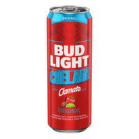 Bud Light Beer, Lager, Premium Light, Original, Chelada, 25 Ounce