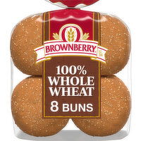 Brownberry Shelf-Stable Whole Wheat Buns, 8 count, 16 oz, 8 Each