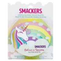 Smackers Glitter Palette, Eyeshadow, Blush, Unicorn, 1 Each