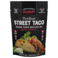 Urban Accents Veggie Meatless Mix, Ground, Street Taco, 3.4 Ounce