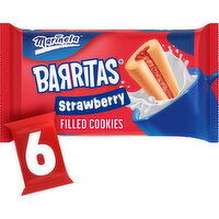 Marinela Barritas Fresa Strawberry Filled Cookies, 6 packs, 11.64 oz, 6 Each