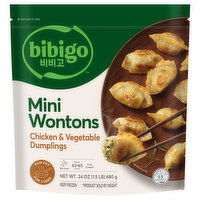 Bibigo Mini Wontons, 24 Ounce