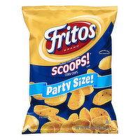 Fritos Scoops Corn Chips, Party Size, 18 Ounce