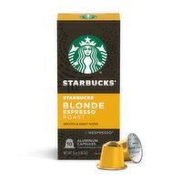 Starbucks by Nespresso Nespresso Original Line Capsules, Blonde Roast Espresso, 10 Each