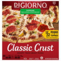 DiGiorno Pizza, Classic Crust, Supreme, 20.8 Ounce