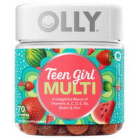 Olly Multi, Berry Melon Besties, Teen Girl, Gummies, 70 Each