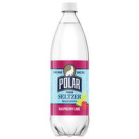 Polar Premium Raspberry Lime Seltzer, 33.8 Fluid ounce