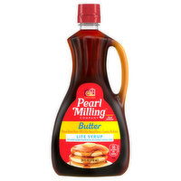 Pearl Milling Company Syrup, Butter, Lite, 24 Fluid ounce