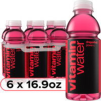 vitaminwater Power-C Electrolyte Enhanced Water W/ Vitamins, Dragonfruit Drinks, 6 Each