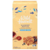 Wild Harvest Waffles, Blueberry, 8 Each