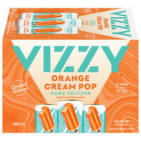 Vizzy Hard Seltzer, Orange Cream Pop, 12 Each