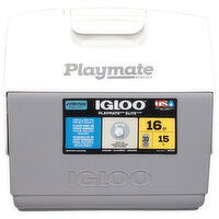 Igloo Playmate Elite Cooler, Gray/White, 16 Quart, 1 Each