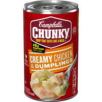 Campbell's® Chunky® Chunky® Soup, Creamy Chicken and Dumplings Soup, 18.8 Ounce