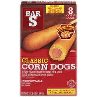 Bar S Corn Dogs, Classic, 21.36 Ounce