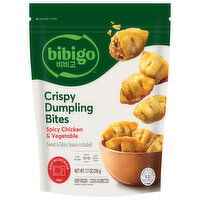 Bibigo Dumpling Bites, Spicy Chicken & Vegetable, Crispy, 7.7 Ounce