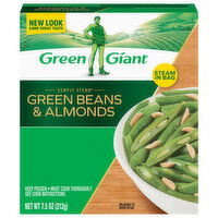 Green Giant Simply Steam Steam in Bag Green Beans & Almonds, 7.5 Ounce
