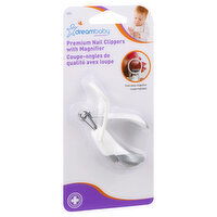 Dreambaby Nail Clippers with Magnifier, Premium, 1 Each