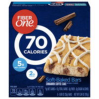 Fiber One Bars, Cinnamon Coffee Cake, Soft-Baked, 6 Each