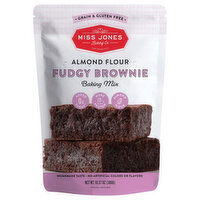 Miss Jones Baking Co. Almond Flour Fudgy Brownie Baking Mix, 10.57 Ounce